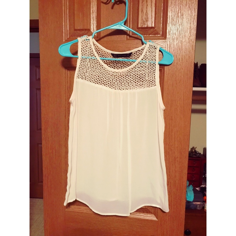 White tank top